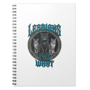 Vintage Engraved Cat Pride Graphic Shirt Design_1 Notebook