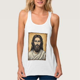 Vintage Engraved Religious Portrait Shirt Design_1