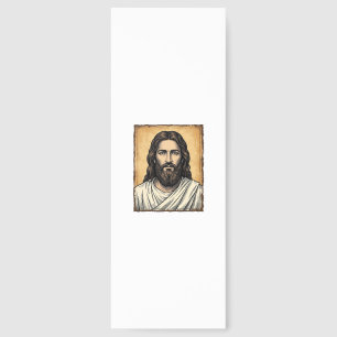 Vintage Engraved Religious Portrait Shirt Design_1 Bookmarks