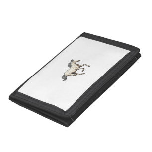 Vintage Engraved Running Appaloosa Horse Design_1 Trifold Wallet