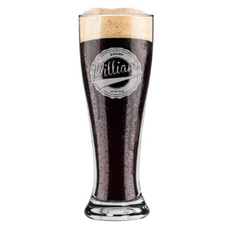 Vintage Engraved Swoosh 16 oz. Pilsner Glass