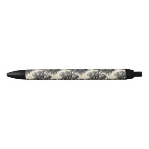 Vintage Engraved Toile de Jouy Seamless Pattern Pen