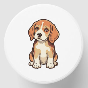 Vintage Engraving Beagle Puppy Vector Art_1 Mini Candle Favors