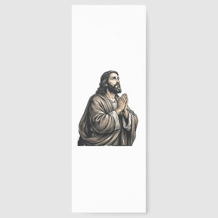 Vintage Engraving Praying Man Religious Shirt Desi Bookmarks