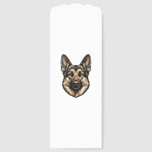Vintage Engraving Shepherd Dog Vector Design_1 Bookmarks