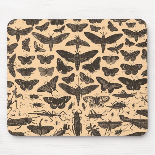 Vintage Entomology Mousepad