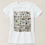 Vintage Entomology T-Shirt<br><div class="desc">An illustration based on an 1843 print that shows various types Insects, especially Bees and Wasps and their Nests/Hives</div>
