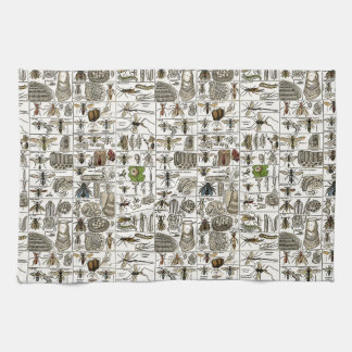 Vintage Entomology Towel