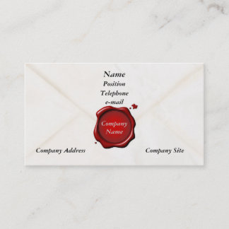 Vintage Envelope Business Card Template