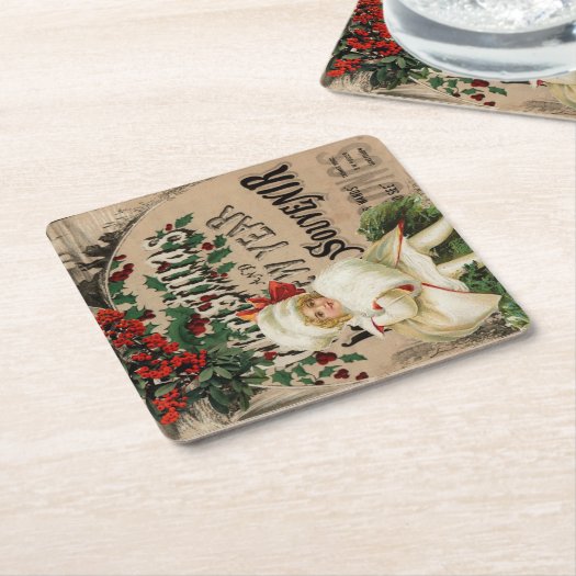 Vintage Ephemera Christmas New Year Souvenir 
