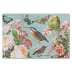 Vintage Ephemera Roses Butterflies & Birds Collage