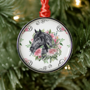 Vintage Equestrian Christmas Ornament Keepsake