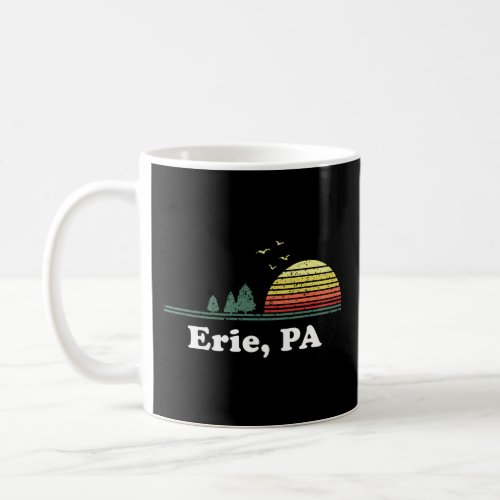 Vintage Erie Pennsylvania Home Souvenir Print Coffee Mug