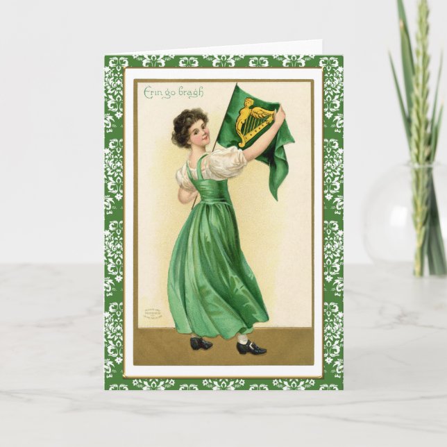 Vintage Erin Go Bragh Card (Front)