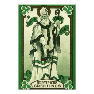 Vintage - Erin Go Bragh - St. Patrick's Greetings Photo Print