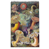 Vintage Ernest Haeckel, Biology, Botany, Science Calendar Vintage Ernest Haeckel, Biology, Botany, Science Calendar