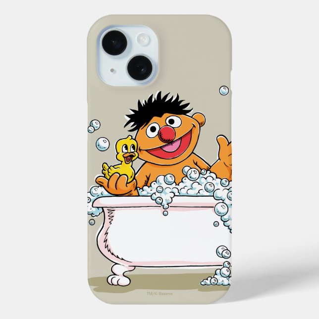 Vintage Ernie in Bathtub Case-Mate iPhone Case (Back)