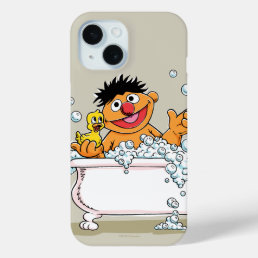 Vintage Ernie in Bathtub iPhone 15 Case