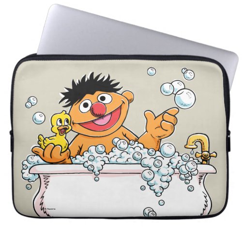 Vintage Ernie in Bathtub Laptop Sleeve