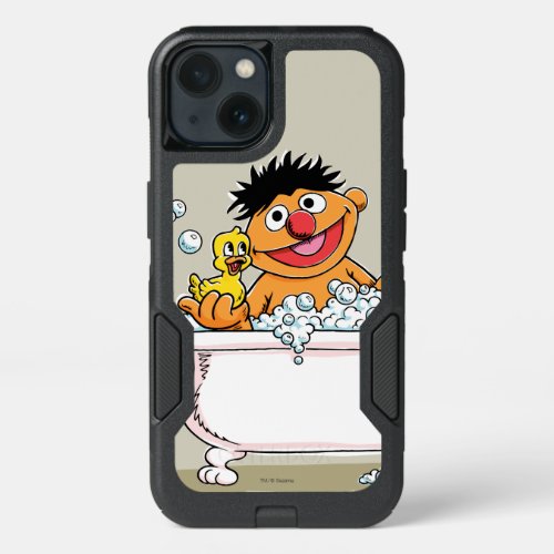 Vintage Ernie in Bathtub iPhone 13 Case