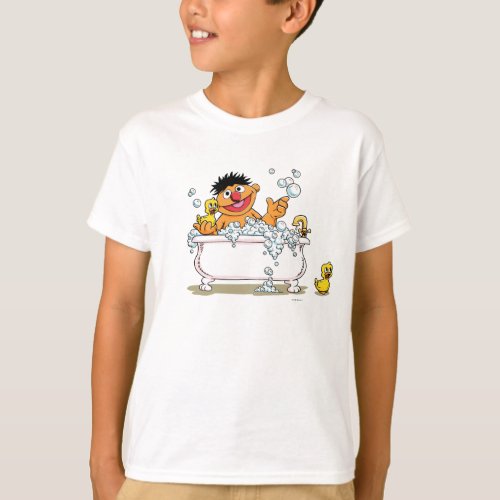Vintage Ernie in Bathtub T_Shirt