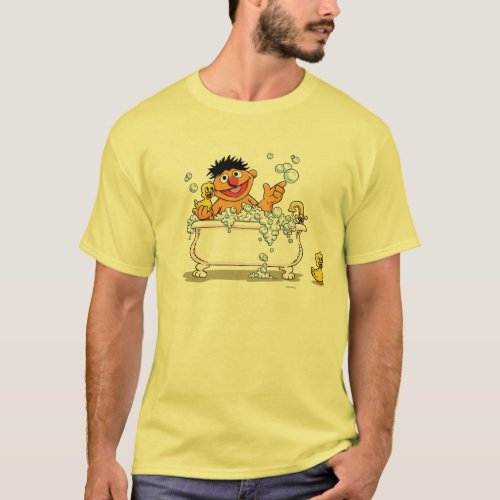 Vintage Ernie in Bathtub T_Shirt