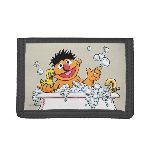Vintage Ernie in Bathtub Tri_fold Wallet