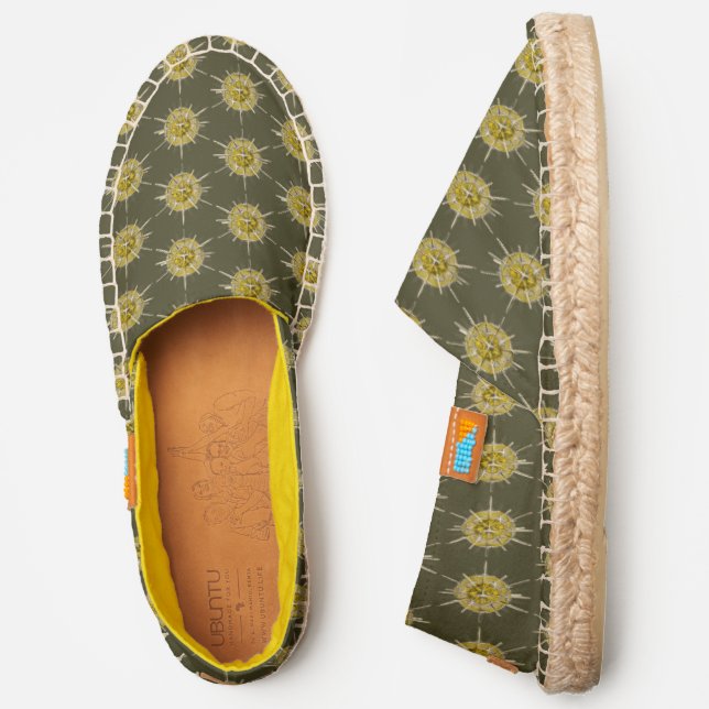 Vintage Ernst Haeckel Espadrilles (Side)
