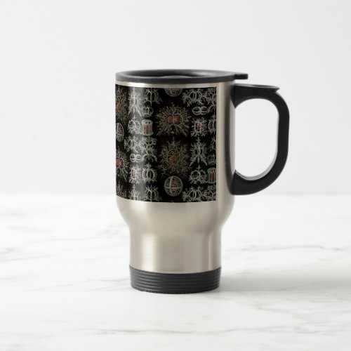 Vintage Ernst Haeckel Stephoidea Travel Mug