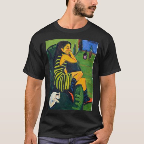 Vintage Ernst Ludwig Kirchner Female Artist Marcel T_Shirt