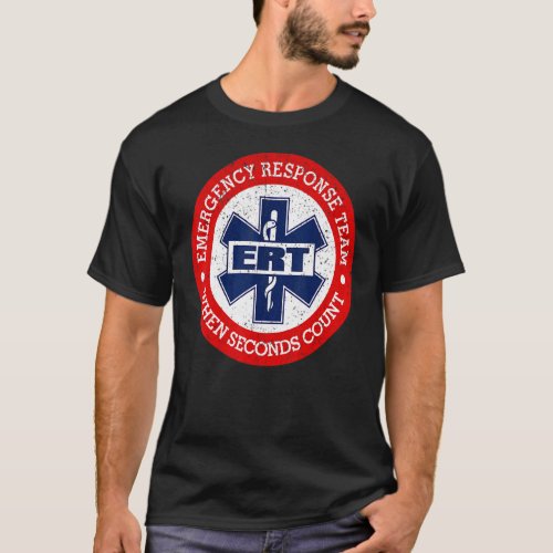Vintage Ert Emergency Response Team T_Shirt