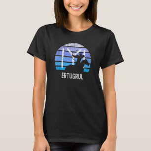 Vintage Ertugrul Horse Archer Kayi Flag Symbol Hor T-Shirt