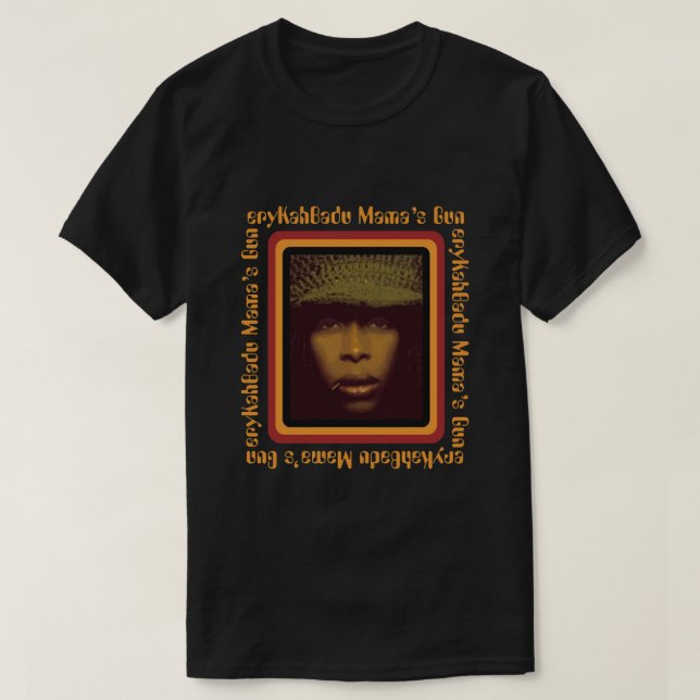 Vintage Erykah Design Badu Arts T-Shirt (Design Front)