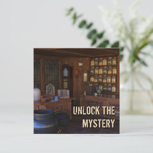 Vintage Escape Room Party Birthday Invitation Zazzle