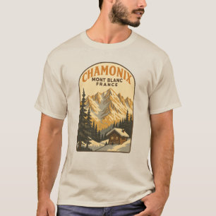Vintage Escape to Chamonix Mont Blanc T-Shirt