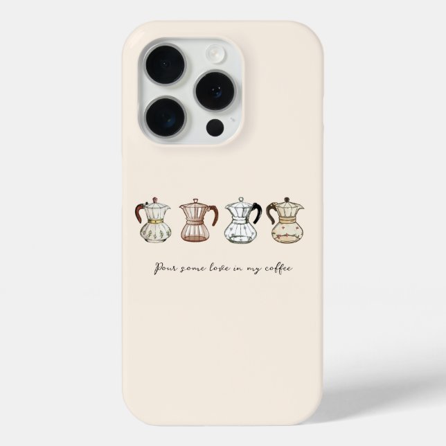 Vintage espresso coffee pot Case-Mate iPhone case (Back)