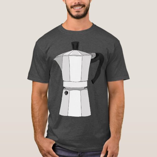 Vintage Espresso Maker Moka Pot Coffee T_Shirt