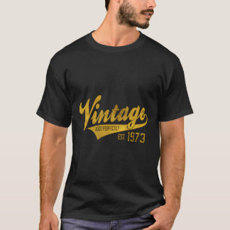 Vintage Est 1973 Hoodie 47 Yrs Old B-Day 47Th Birt T-Shirt