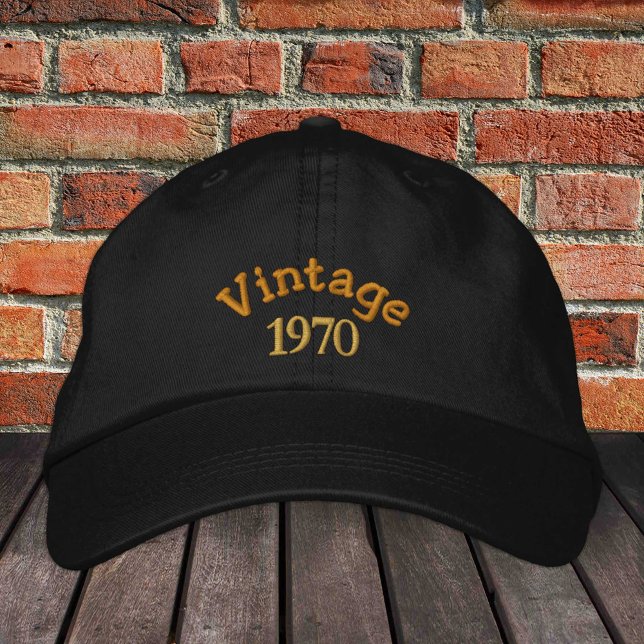 VINTAGE est. 19xx embroidered baseball cap /b'days (Creator Uploaded)