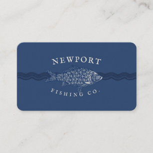 Vintage Saltwater Fishing Lure Christmas Card, Zazzle