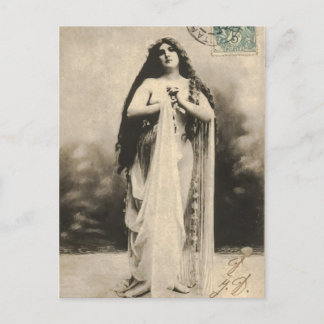 Vintage Ethereal Goddess Postcard