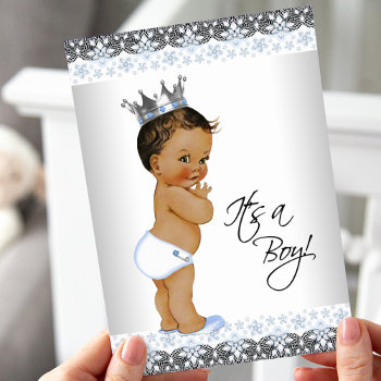 Vintage Ethnic Prince Baby Boy Shower Invitation by The_Vintage_Boutique at Zazzle