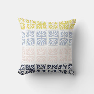 Vintage ethnic seamless throw pillow