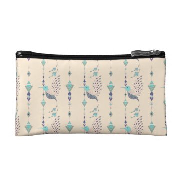 Vintage ethnic tribal aztec bird cosmetic bag Vintage ethnic tribal aztec bird cosmetic bag