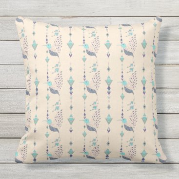 Vintage ethnic tribal aztec bird throw pillow Vintage ethnic tribal aztec bird throw pillow