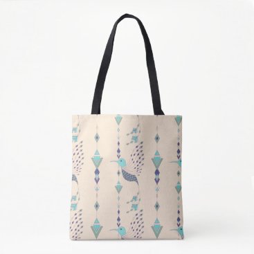 Vintage ethnic tribal aztec bird tote bag Vintage ethnic tribal aztec bird tote bag