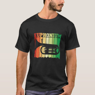 Vintage Euphonium Player Baritone Music Instrument T-Shirt