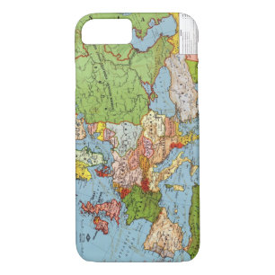 Vintage Europe 20th Century General Map iPhone 8/7 Case