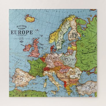 Vintage Europe 20th Century General Map Jigsaw Puzzle Vintage Europe 20th Century General Map Jigsaw Puzzle