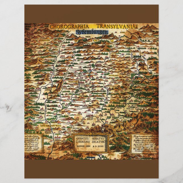 Vintage Europe old map cartography geographical  (Front)